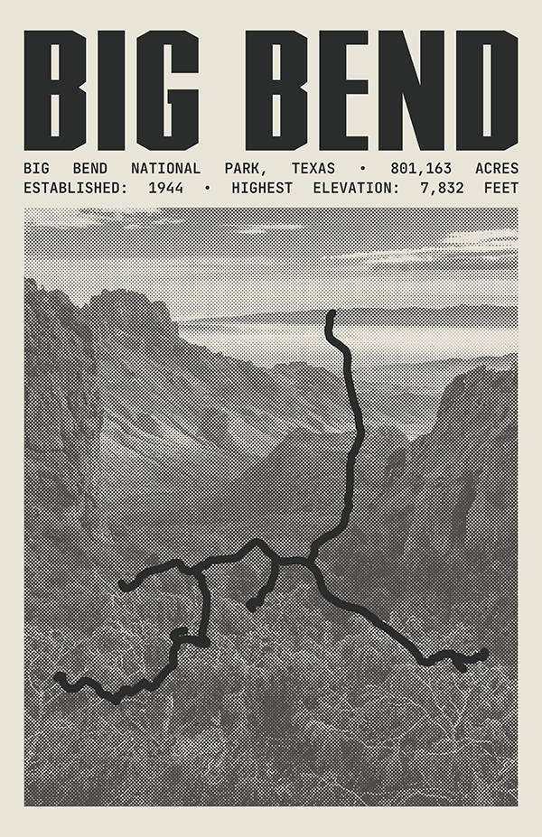 Big Bend National Park Poster