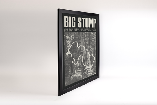 Big Stump Loop Poster | Kings Canyon National Prints