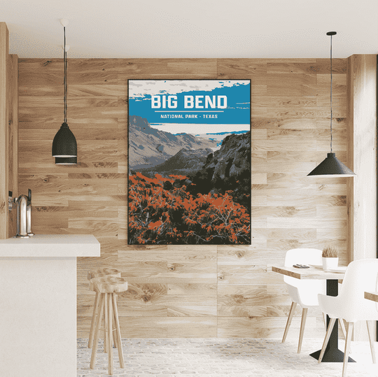 Big Bend National Park Print | Vintage Style