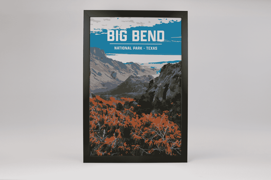 Big Bend National Park Print | Vintage Style