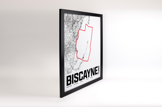 Biscayne National Park – Perimeter Map Print