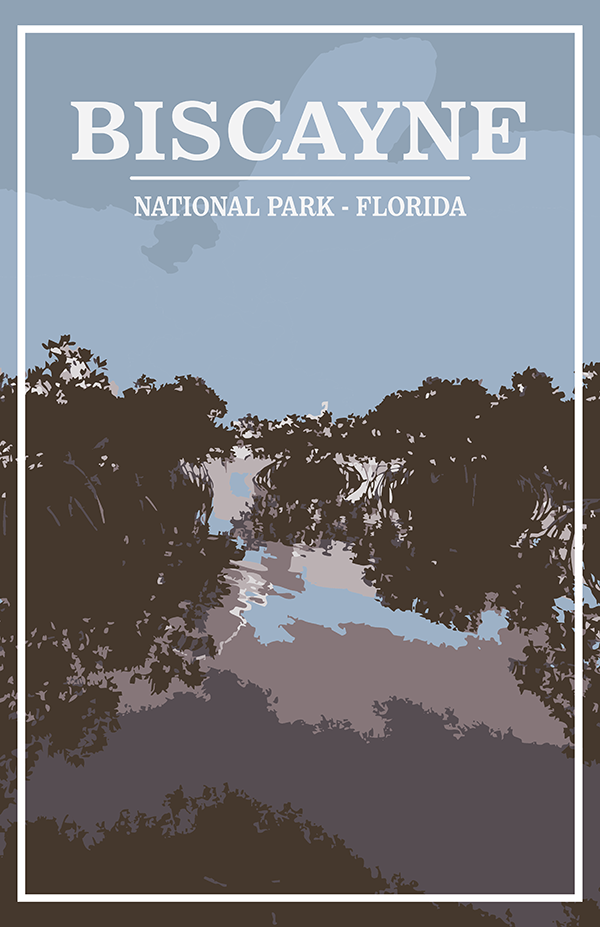 Biscayne National Park Print | Vintage Style
