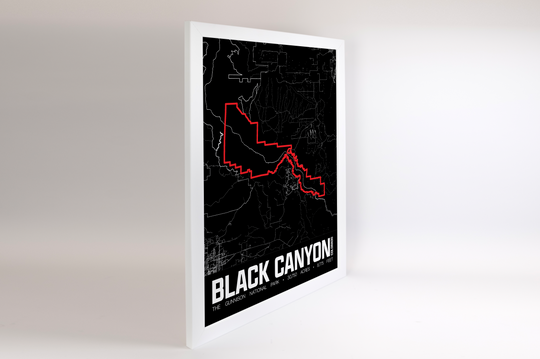 Black Canyon of the Gunnison National Park – Perimeter Map Print