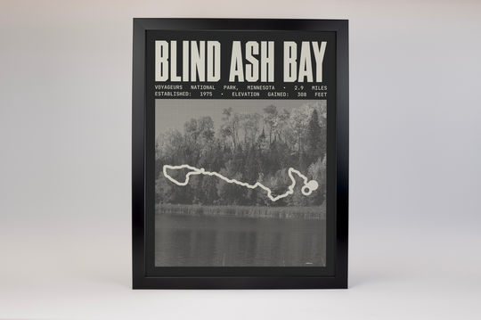 Blind Ash Bay Trail Poster | Voyageurs National Park Prints