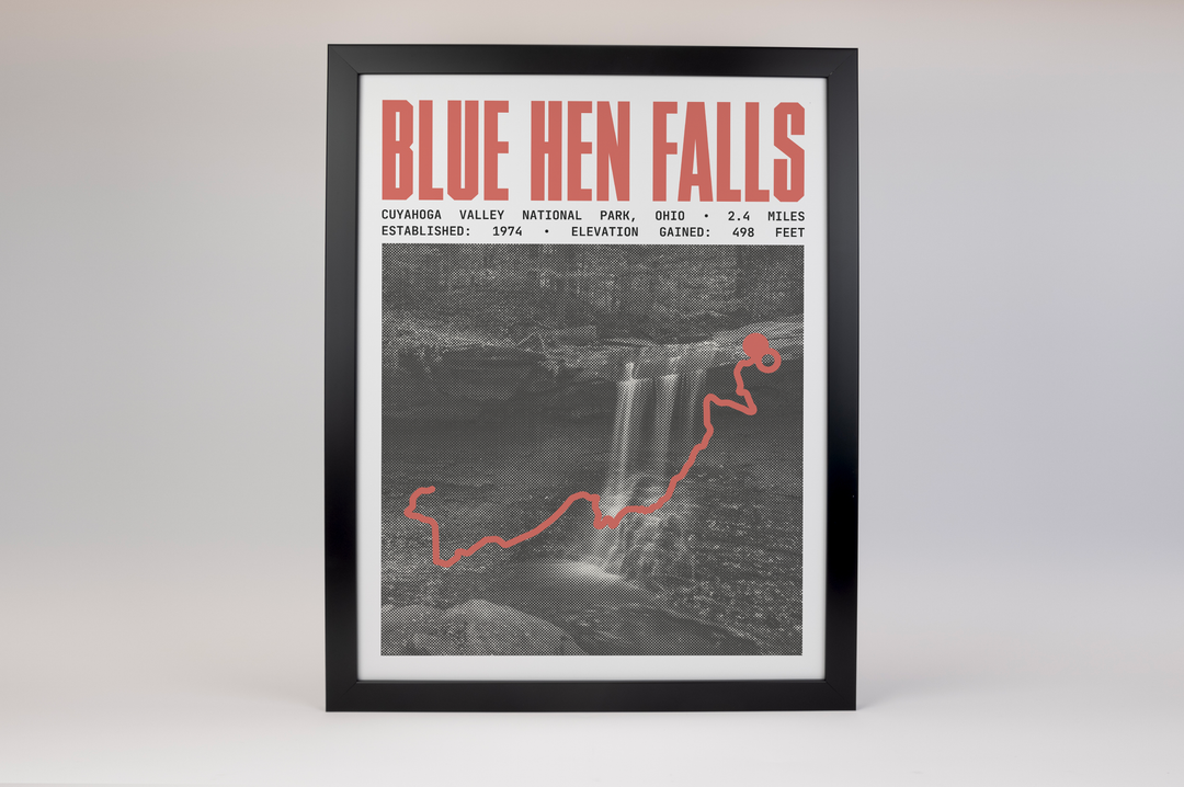 Blue Hen Falls Poster | Cuyahoga Valley National Park Prints