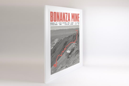 Bonanza Mine Trail Poster | Wrangell-St. Elias National Park Prints