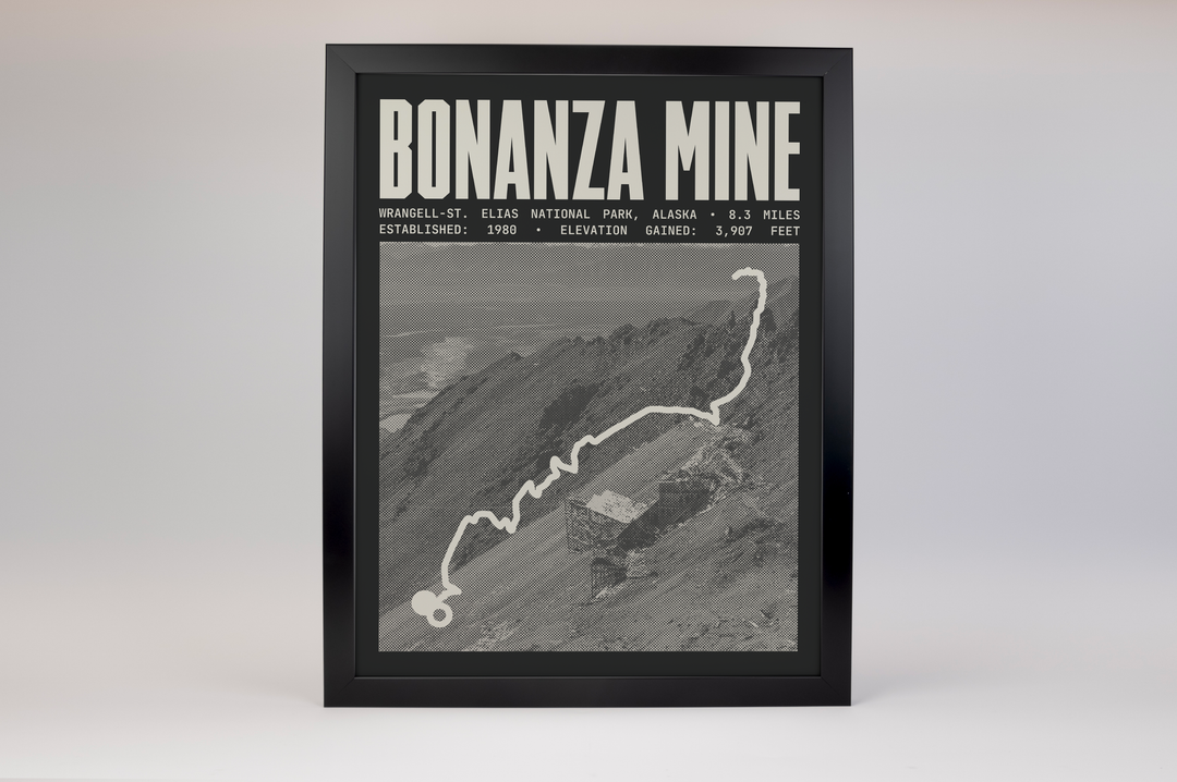 Bonanza Mine Trail Poster | Wrangell-St. Elias National Park Prints