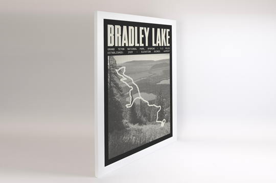 Bradley Lake Trail Poster | Grand Teton National Park Prints