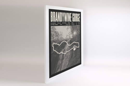 Brandywine Gorge Trail Poster | Cuyahoga Valley National Park Prints