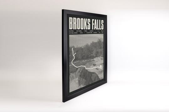 Brooks Falls Trail Poster | Katmai National Park Prints