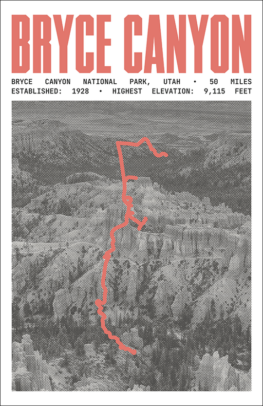 Bryce Canyon National Park Poster