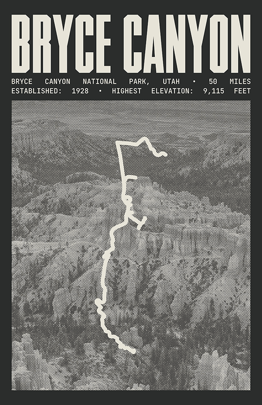 Bryce Canyon National Park Poster