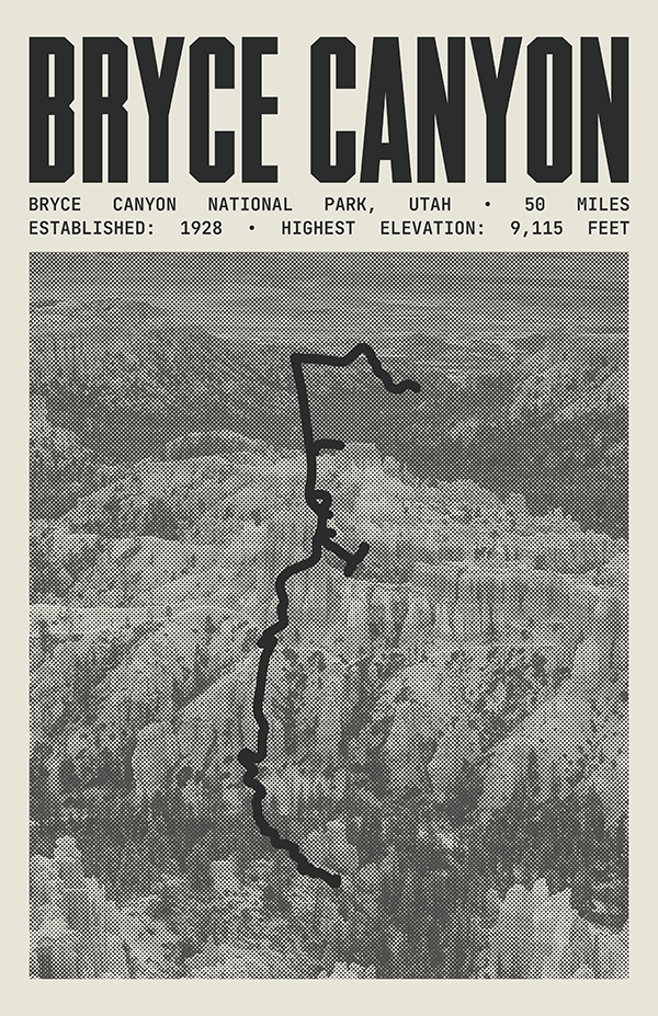 Bryce Canyon National Park Poster