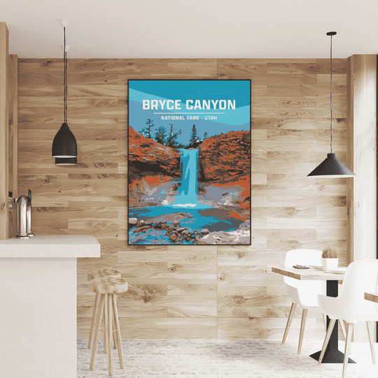 Bryce Canyon National Park Print | Vintage Style