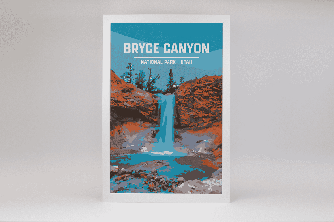Bryce Canyon National Park Print | Vintage Style