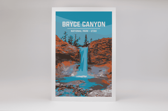 Bryce Canyon National Park Print | Vintage Style