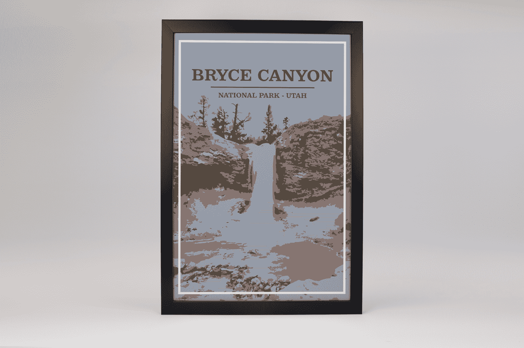 Bryce Canyon National Park Print | Vintage Style
