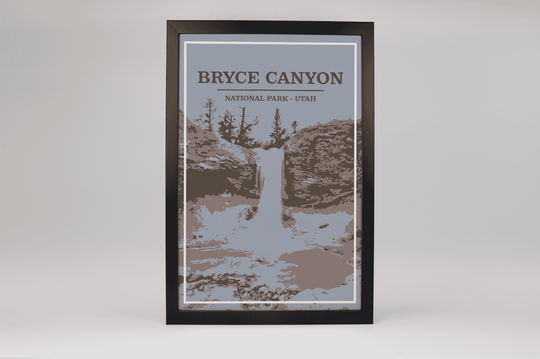 Bryce Canyon National Park Print | Vintage Style