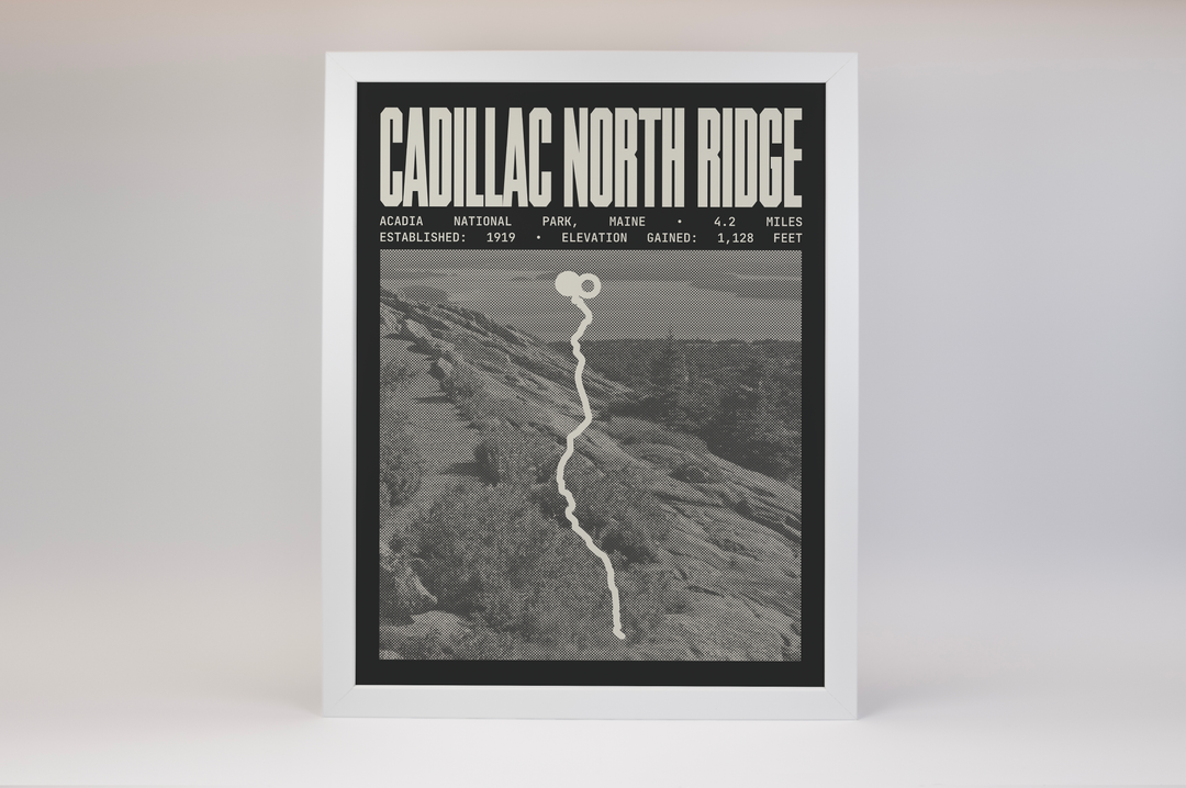 Cadillac North Ridge Trail Poster | Acadia National Park Prints