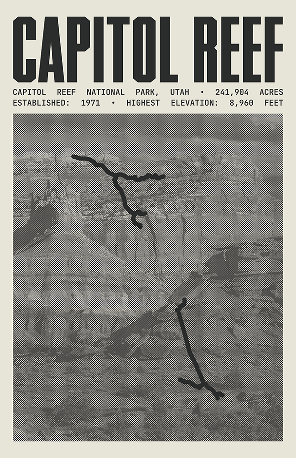 Capitol Reef National Park Poster