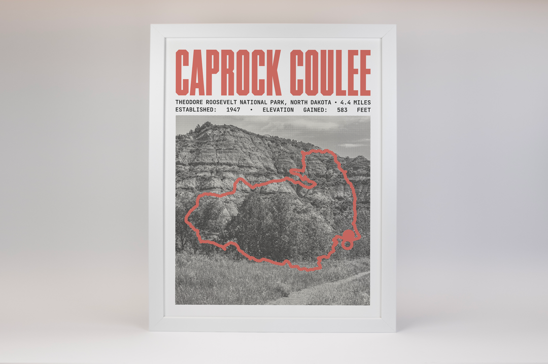 Caprock Coulee Loop Poster | Theodore Roosevelt National Park Prints