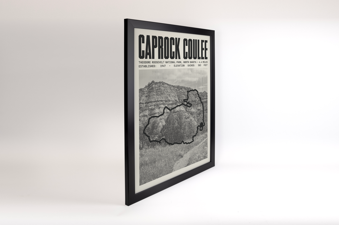 Caprock Coulee Loop Poster | Theodore Roosevelt National Park Prints