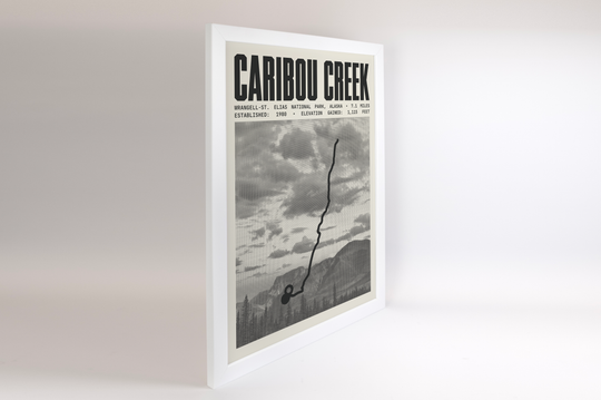 Caribou Creek Trail Poster | Wrangell-St. Elias National Park Prints