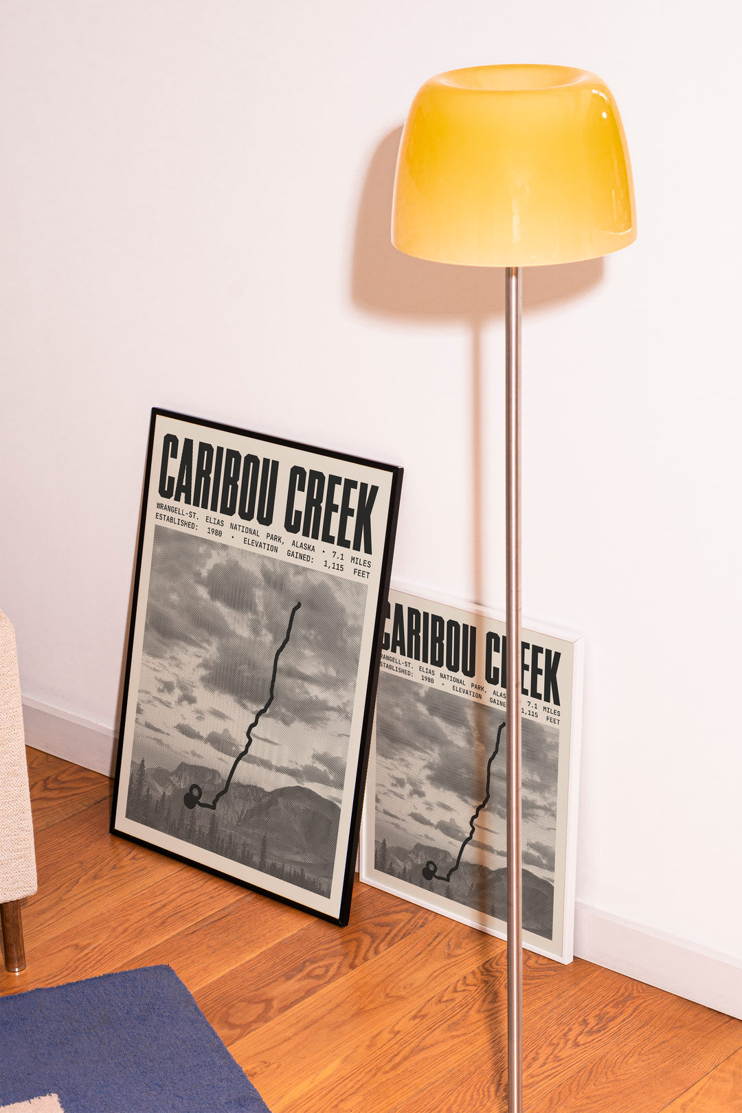 Caribou Creek Trail Poster | Wrangell-St. Elias National Park Prints