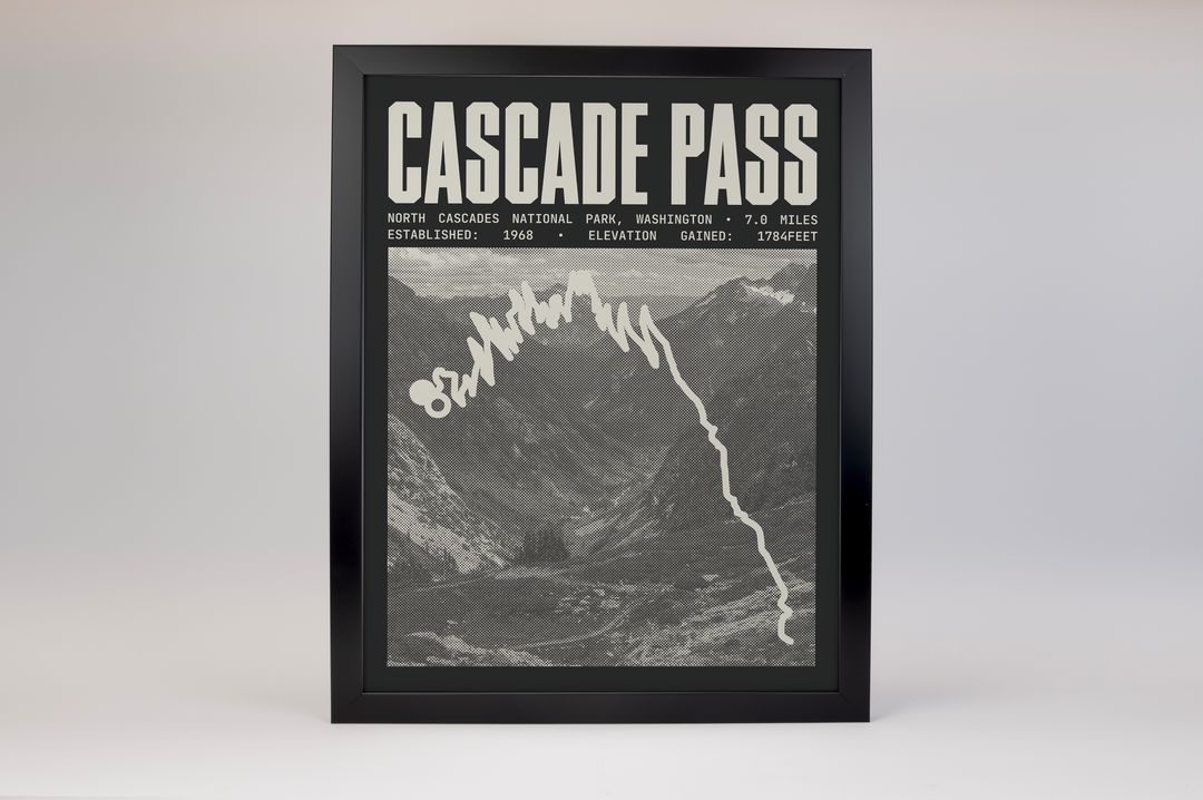 Cascade Pass Poster | North Cascades National Park Prints