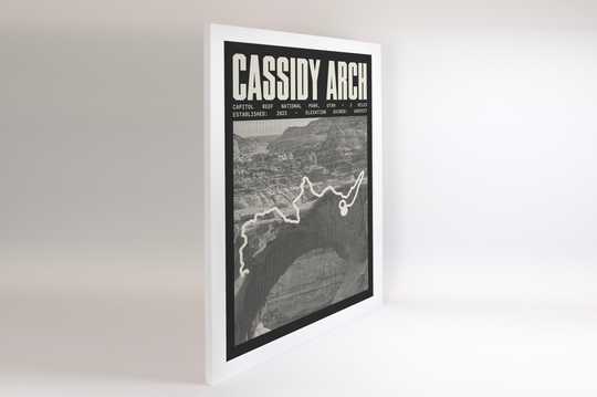 Cassidy Arch Trail Poster | Capitol Reef National Park Prints