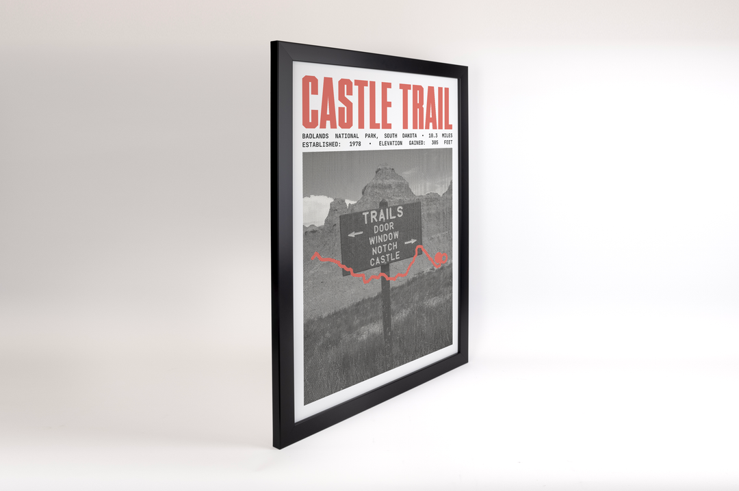 Castle Trail Poster | Badlands National Park Prints