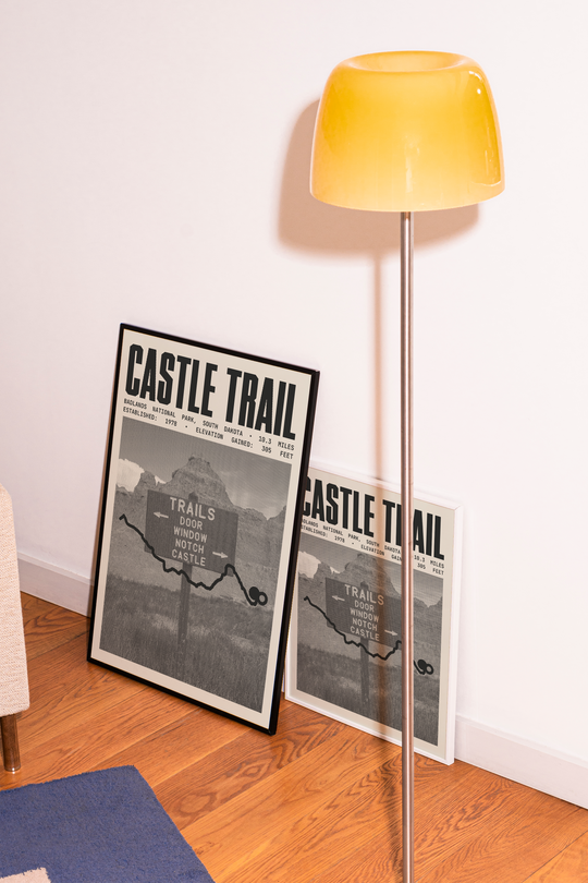 Castle Trail Poster | Badlands National Park Prints