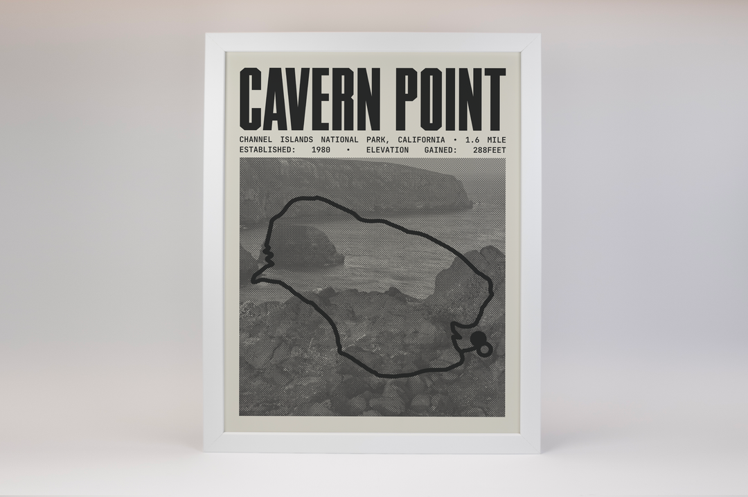 Cavern Point Loop Poster |Channel Islands National Park Prints