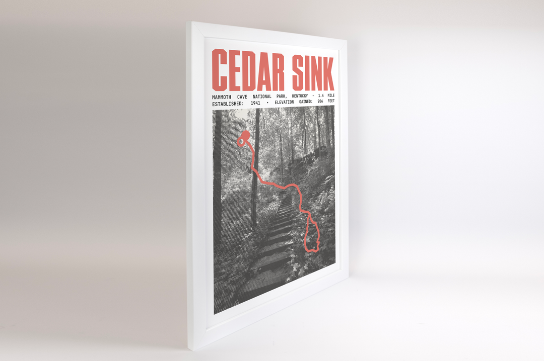 Cedar Sink Trail Poster | Mammoth Cave National Park Prints