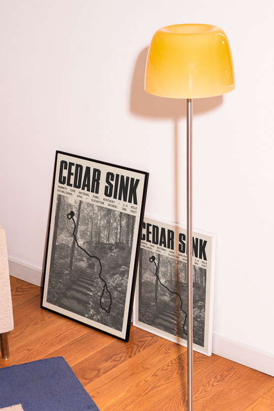 Cedar Sink Trail Poster | Mammoth Cave National Park Prints