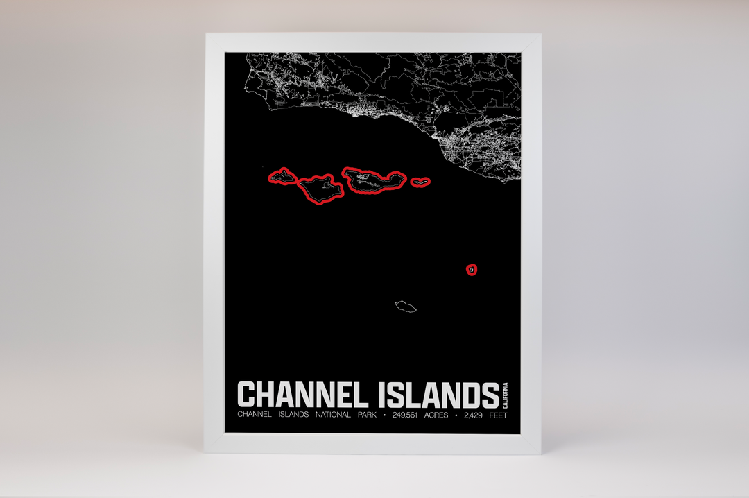 Channel Islands National Park – Perimeter Map Print