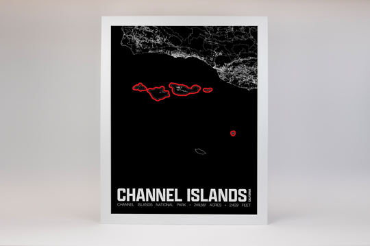 Channel Islands National Park – Perimeter Map Print