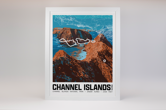 Channel Islands National Park – Perimeter Map Print