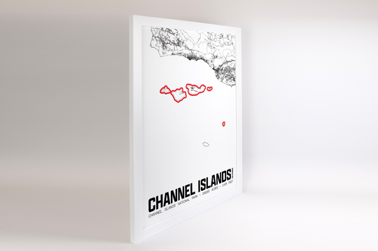 Channel Islands National Park – Perimeter Map Print
