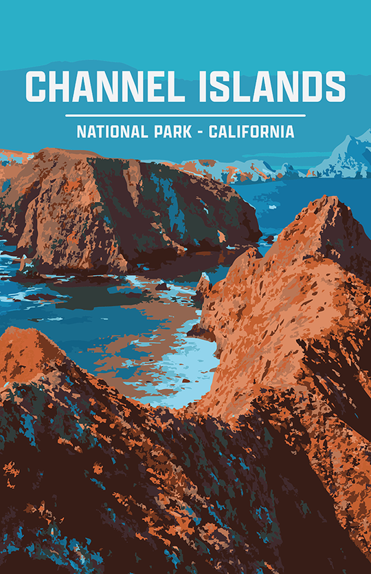 Channel Islands National Park Print | Vintage Style