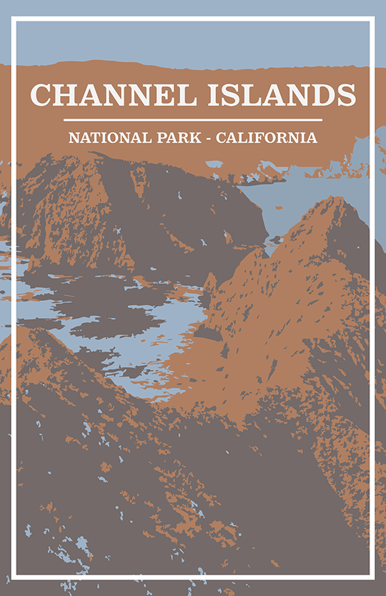 Channel Islands National Park Print | Vintage Style