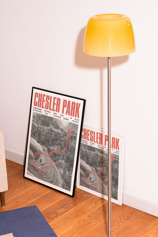 Chesler Park Loop Trail Poster | Canyonlands National Park Prints