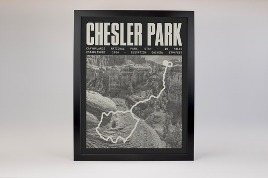 Chesler Park Loop Trail Poster | Canyonlands National Park Prints