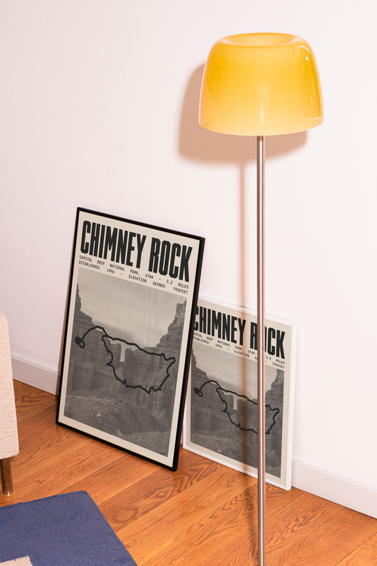 Chimney Rock Trail Poster | Capitol Reef National Park Prints