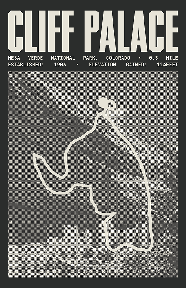 Cliff Palace Loop Trail Poster | Mesa Verde National Park Prints