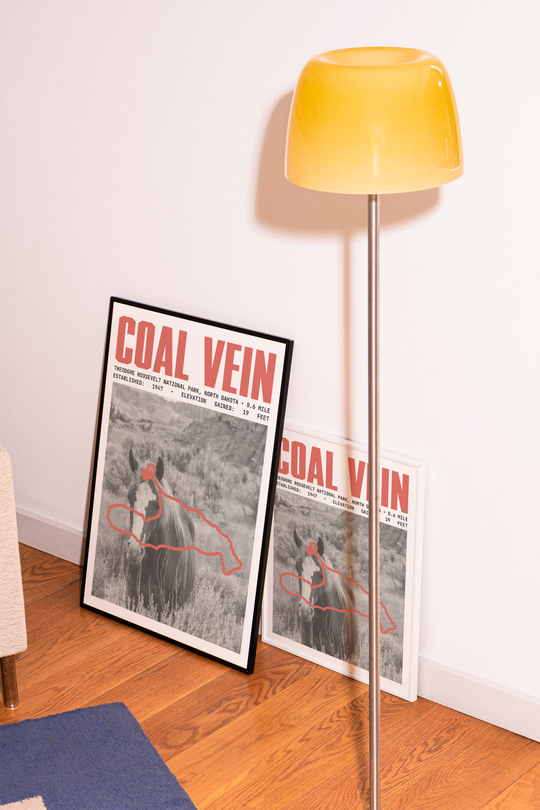 Coal Vein Trail Poster | Theodore Roosevelt National Park Prints