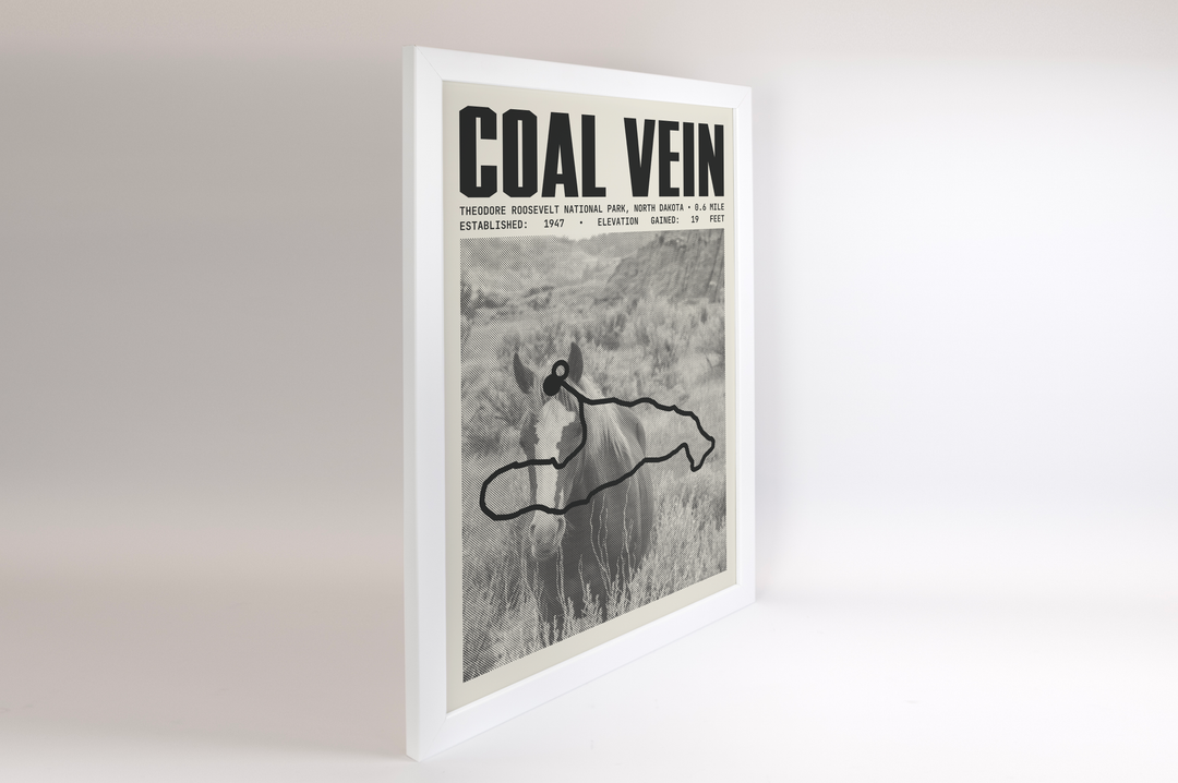 Coal Vein Trail Poster | Theodore Roosevelt National Park Prints