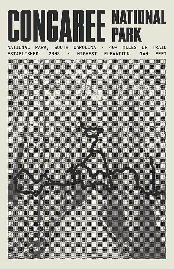 Congaree National Park Poster