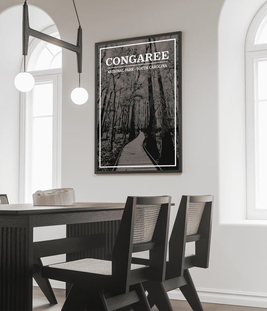 Congaree National Park Print | Vintage Style