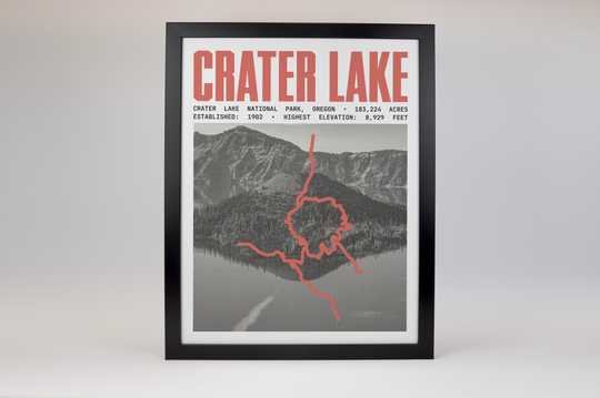 Crater Lake National Park Poster